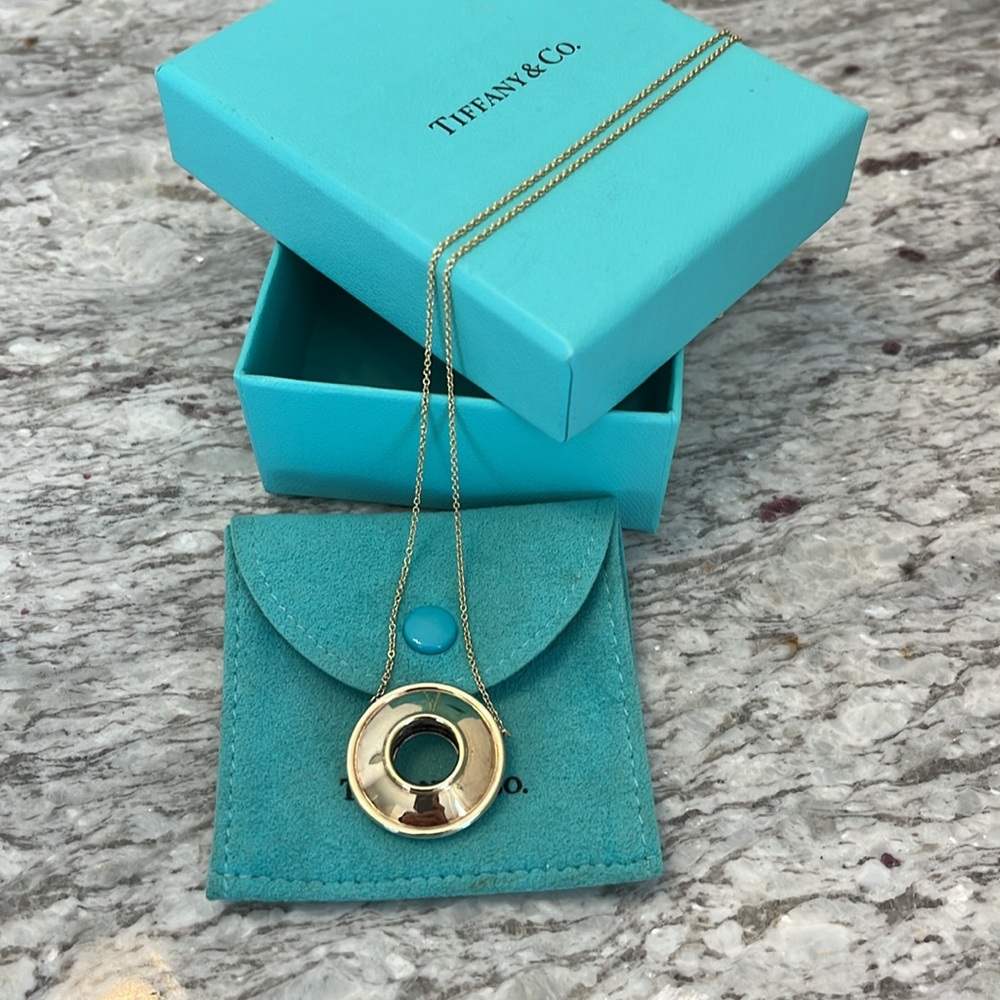 Tiffany & Co Paloma Picasso 18k & Silver Gold Magic Necklace - Picture 10 of 11